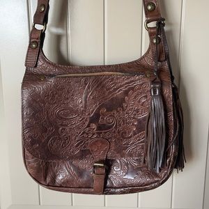 Patricia Nash brown leather purse